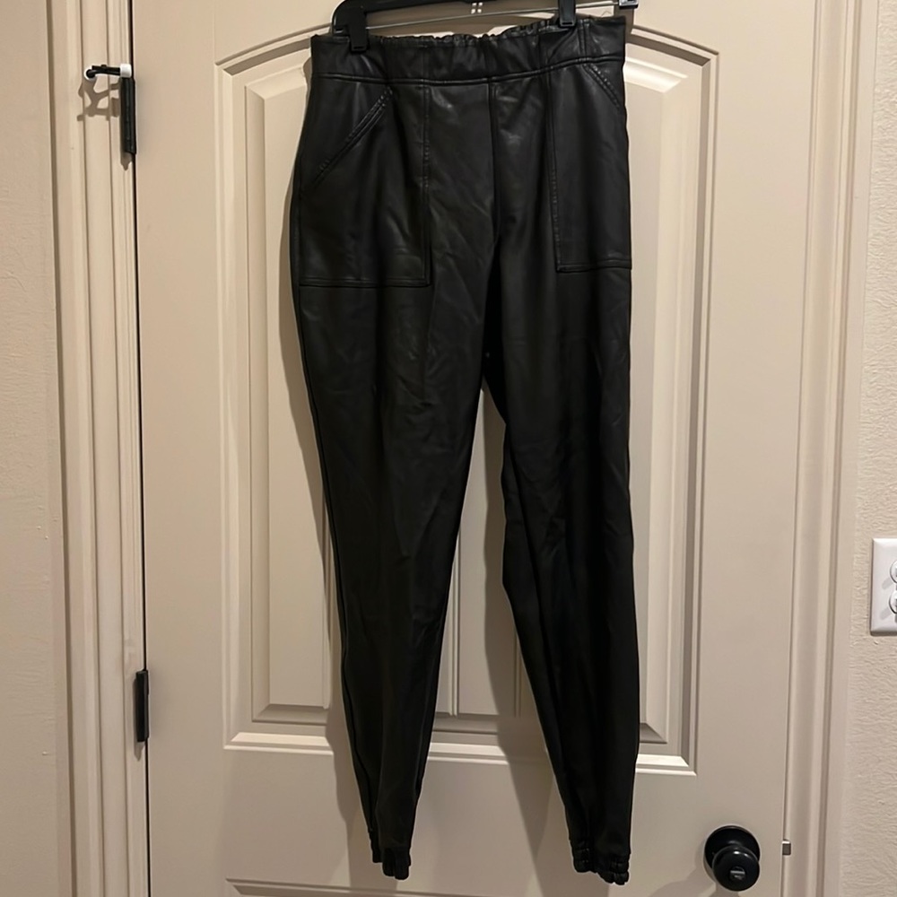 Spanx Faux Leather Joggings